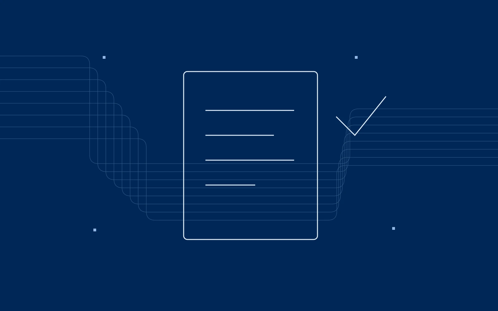 Illustrazione editoriale ANPAI: una rete di linee attraversa un documento trasparente.